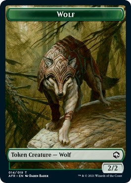 Wolf // Boo Double-Sided Token