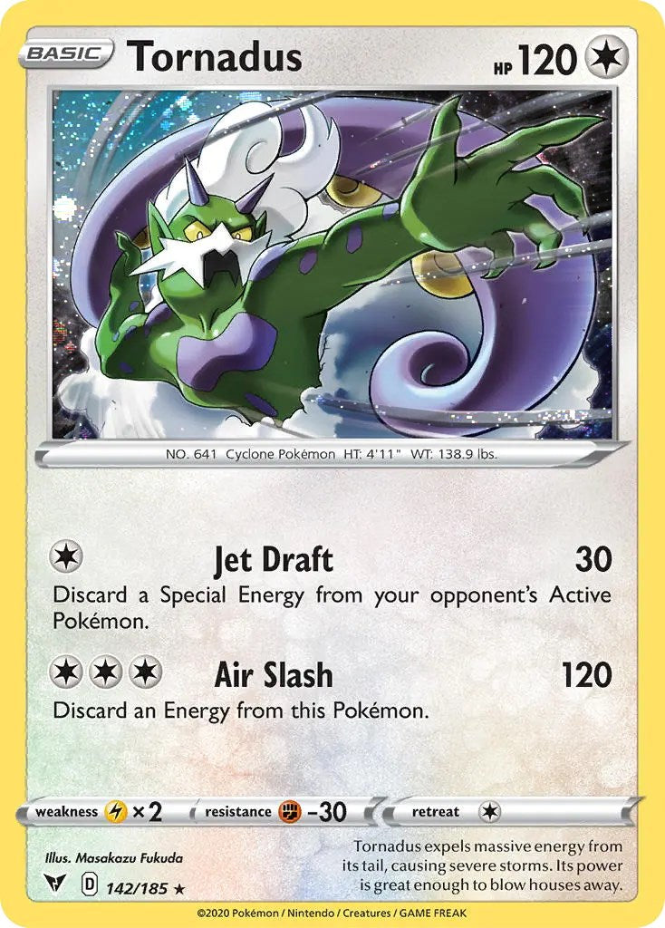 Tornadus - 142/185 (Cosmos Holo)