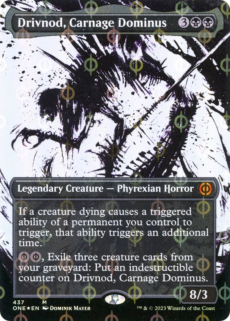 Drivnod, Carnage Dominus (Showcase) (Step-and-Compleat Foil)