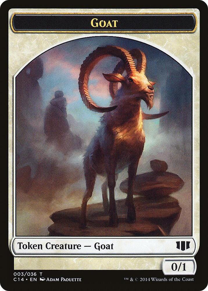 Wurm (032) // Goat Double-sided Token (Back)