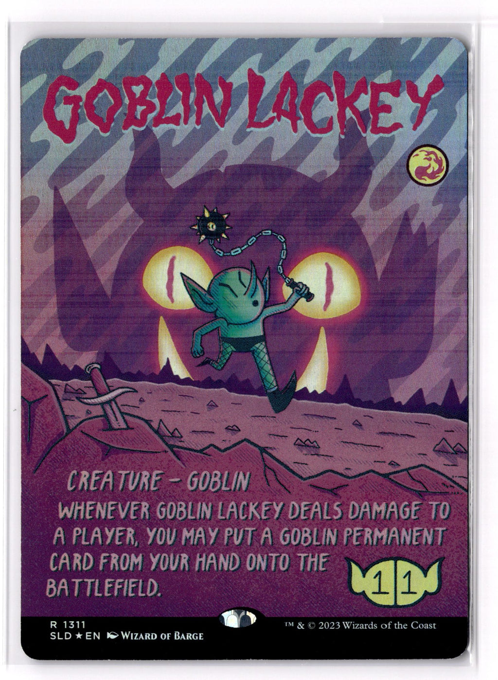 Goblin Lackey (1311) (Rainbow Foil)