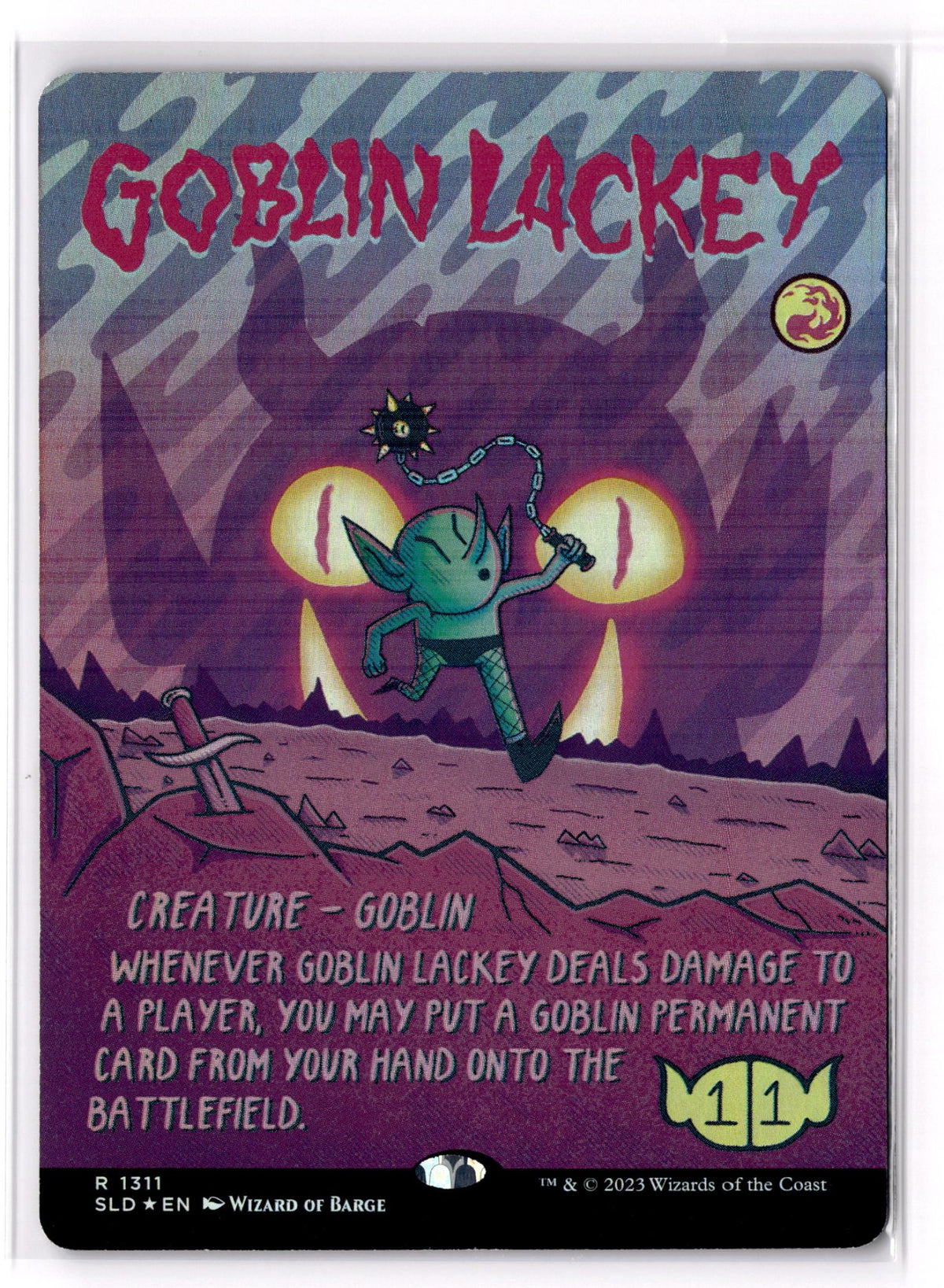 Goblin Lackey (1311) (Rainbow Foil)