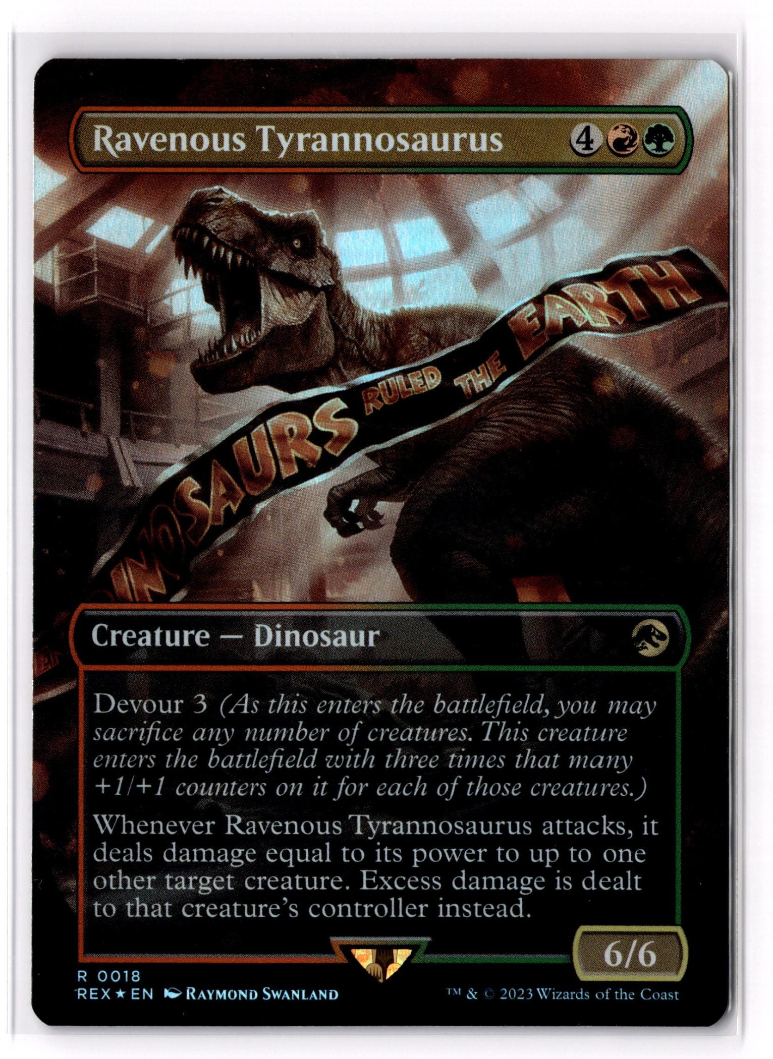 Ravenous Tyrannosaurus (Borderless)